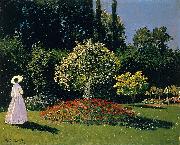 Claude Monet Jeanne-Marguerite Lecadre in the Garden Sainte-Adresse Germany oil painting artist